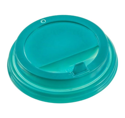 Крышка ПС с клапаном d=80мм, бирюзовая