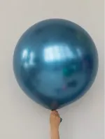S шар гигант 24"/60 см, хром (940) синий reflex рефлекс (БГ-90)