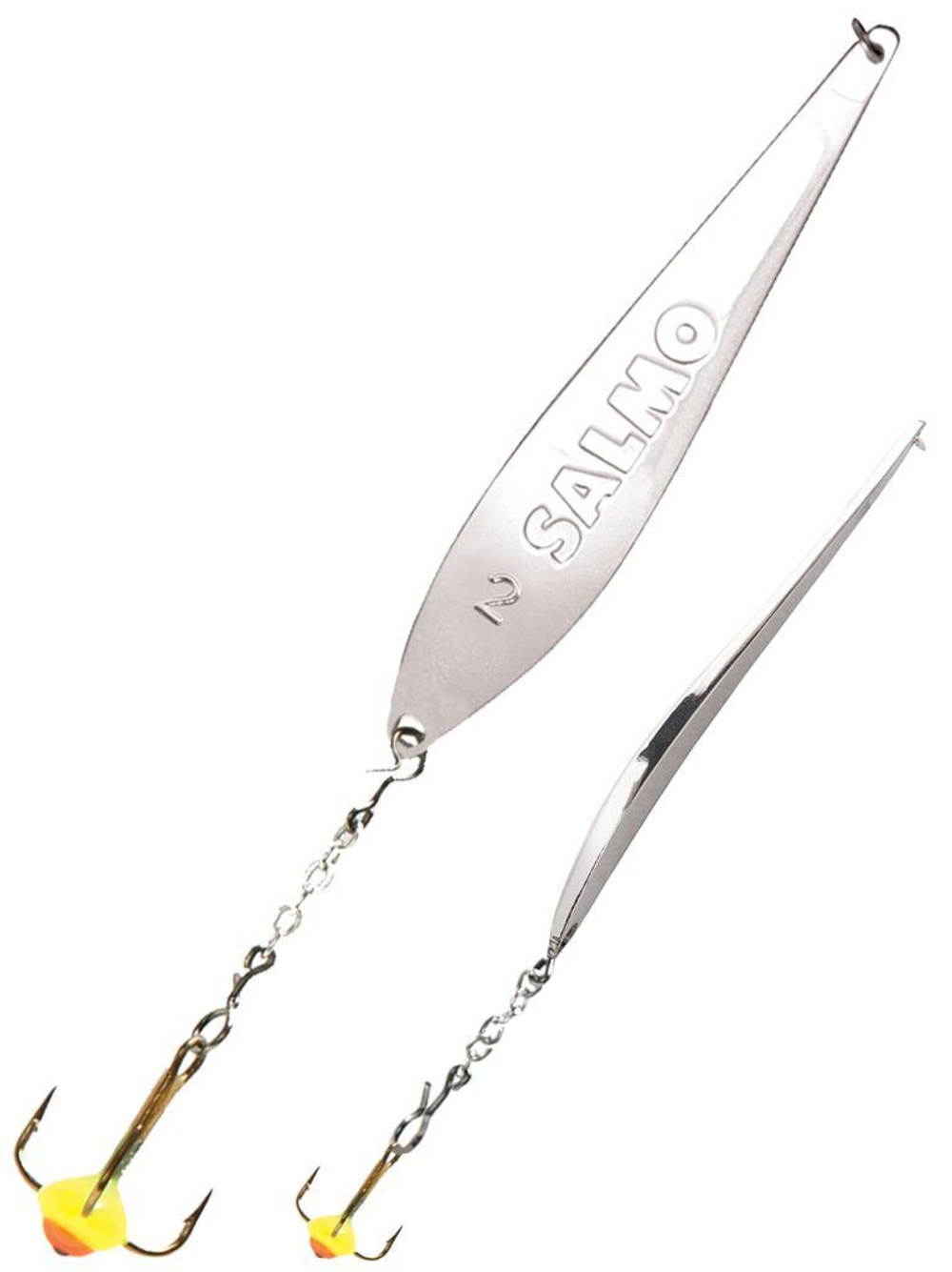 Блесна вертикальная зимняя Lucky John S-3-Z с цепочкой и тройником 06.5г S блистер