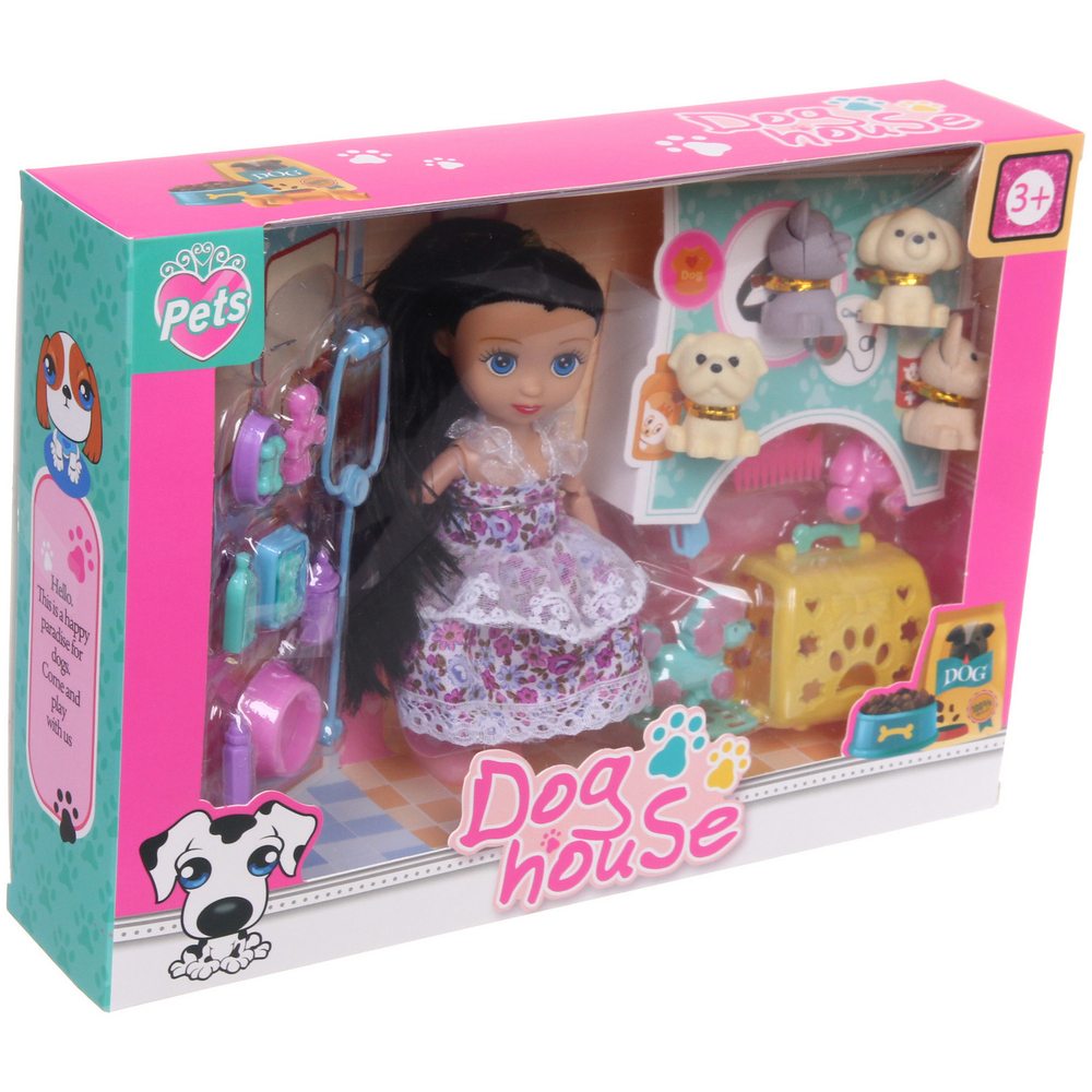 Кукла «Мелания с щенятами», с аксессуарами, 28*6,5*20 см