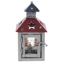 GAEM Подсвечник "Фонарь",L10 W10 H18,5 см, 2в.