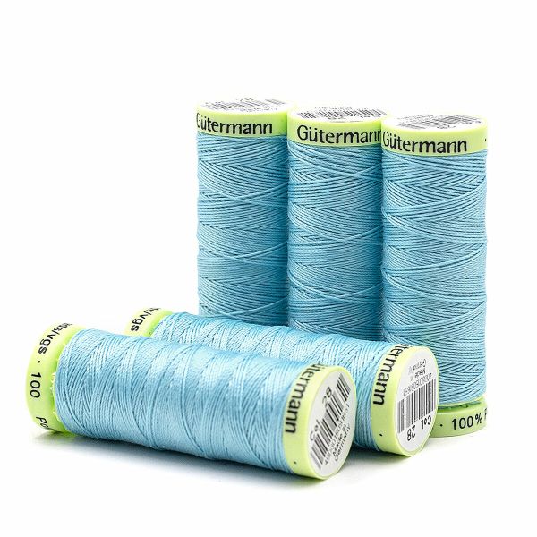 Нитки отделочные Gutermann Top Stitch 30 (30 метров), 5 кат. | 028 бирюзово-голубой