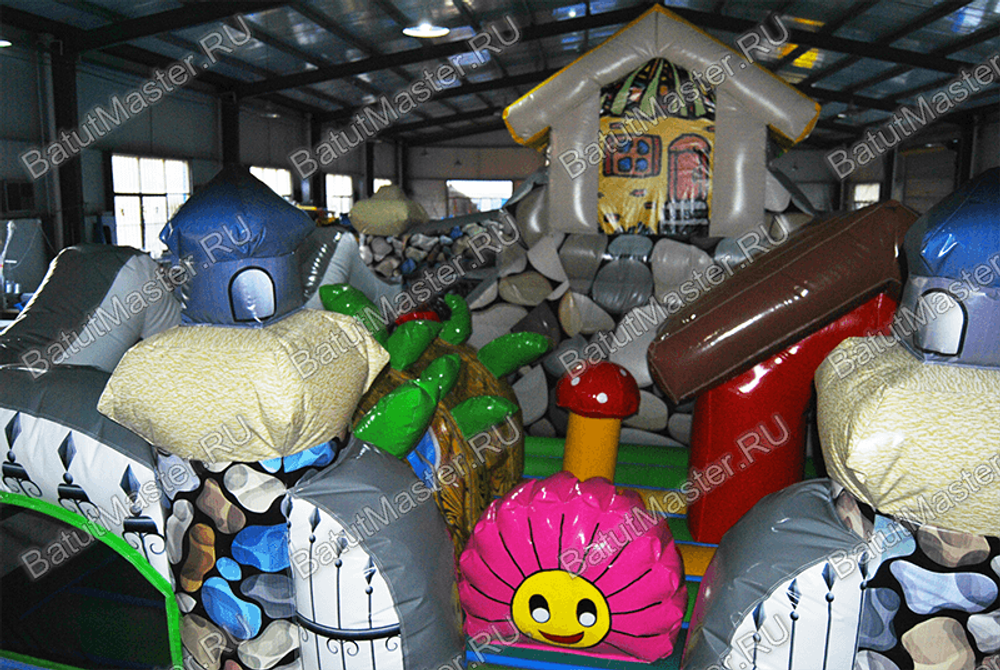 Коммерческий надувной батут "Терем" 6*6*4 м