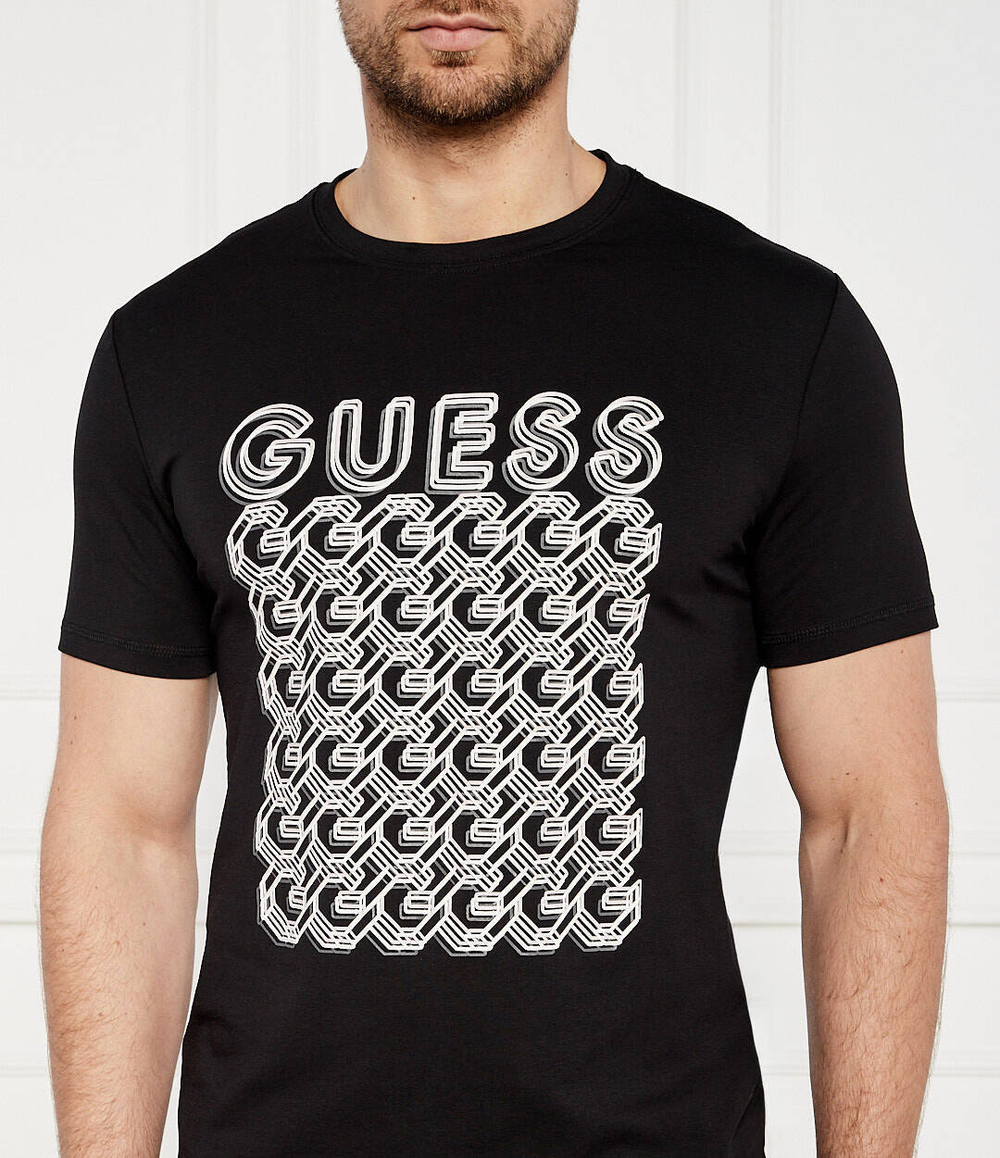 Футболка G CHAIN GUESS - черный(M4YI29 J1314)