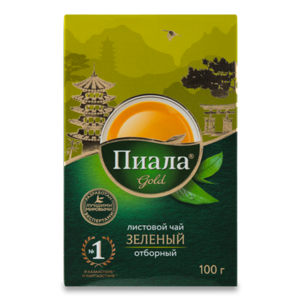 Чай Пиала листовой зеленый 100 гр