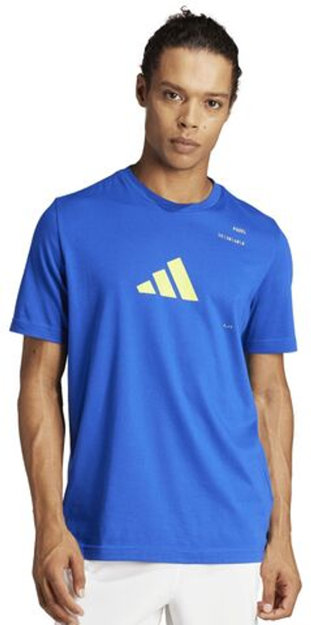 Мужская теннисная футболка Adidas Padel Category Graphic T-Shirt - royal blue