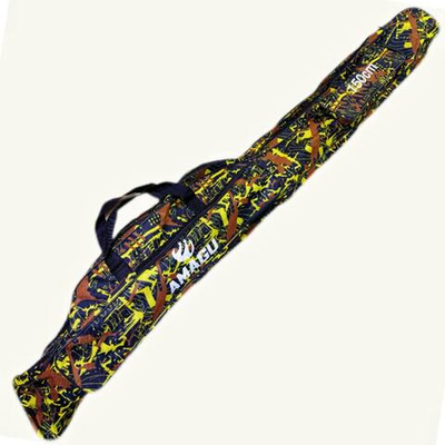 Чехол для удочек мягкий 100см 2 отсека черно-зеленый