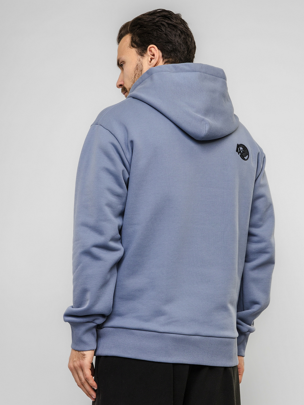 Худи "НОХО" унисекс, цвет "Полярный василёк"