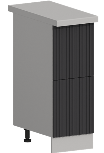 Кухня Модуль ШН2Я 300 Графит / Лайт Грей