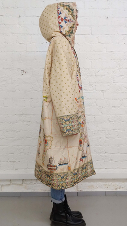 Двустороннее пальто-парка