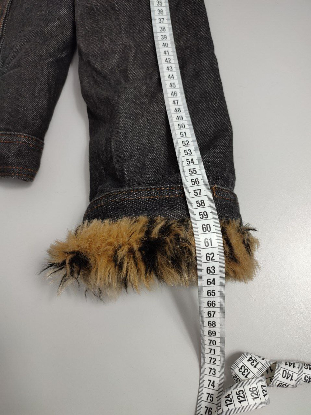 Куртка джинсовая на меху 46-48 размер