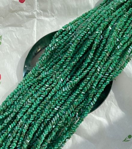 Нить бусин для украшений 4мм (ювелирное стекло)