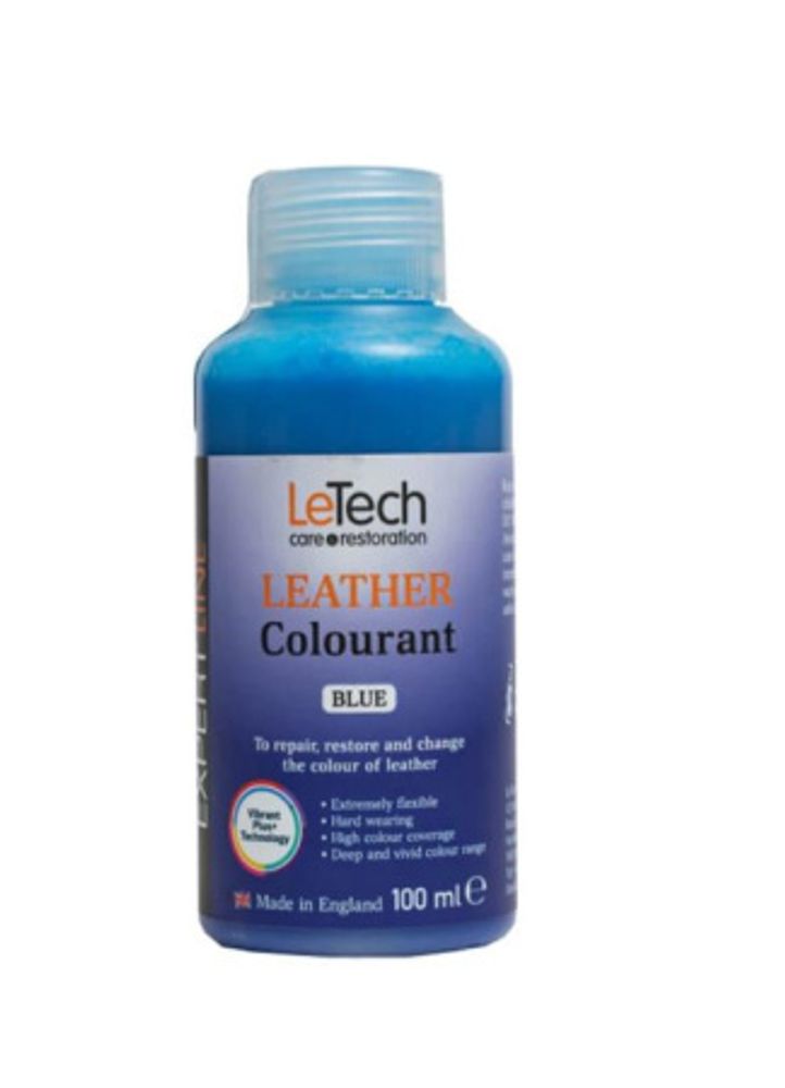 LeTech Expert Line Краска для кожи (Leather Colourant) Blue, 100мл