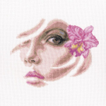 "Тропическая орхидея"-M566  вышивка