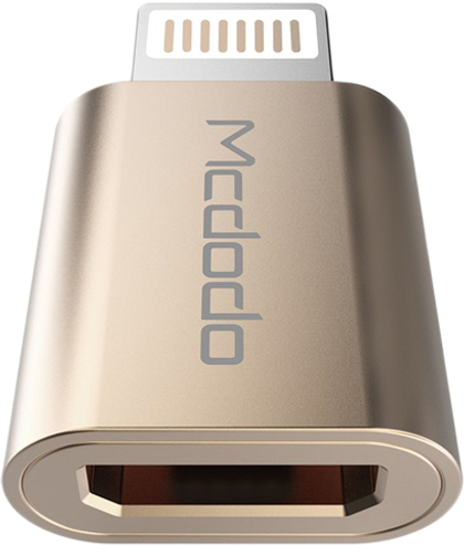 Адаптер Lightning/Micro USB OT-2141 Mcdodo gold