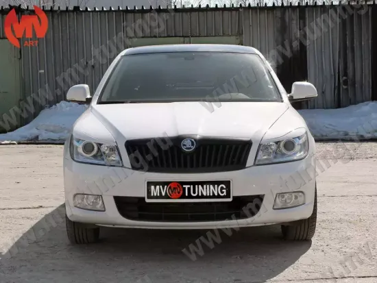Реснички на фары Skoda Oktavia II
