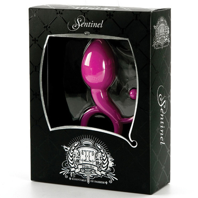 Вибромассажер - Яичко, розовый с эрекционным кольцом