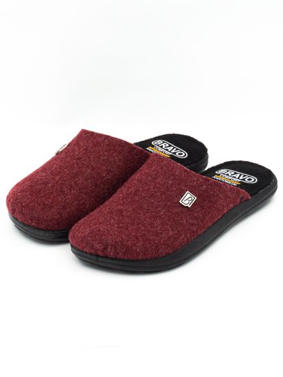 505 "Zima" | Женские сабо (бордовый)