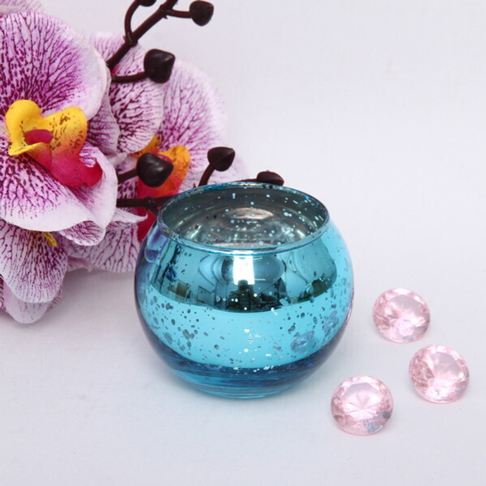 Подсвечник «Fairy» 5*5,5см цвет голубой