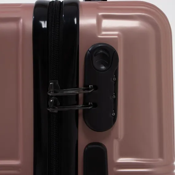 Чемодан маленький 20&quot; кодовый замок, цвет розоый