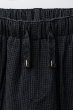 ZARA БРЮКИ В КЛЕТКУ, СЕРЫЙ