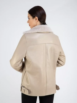 Дубленка авиатор натуральная зимняя