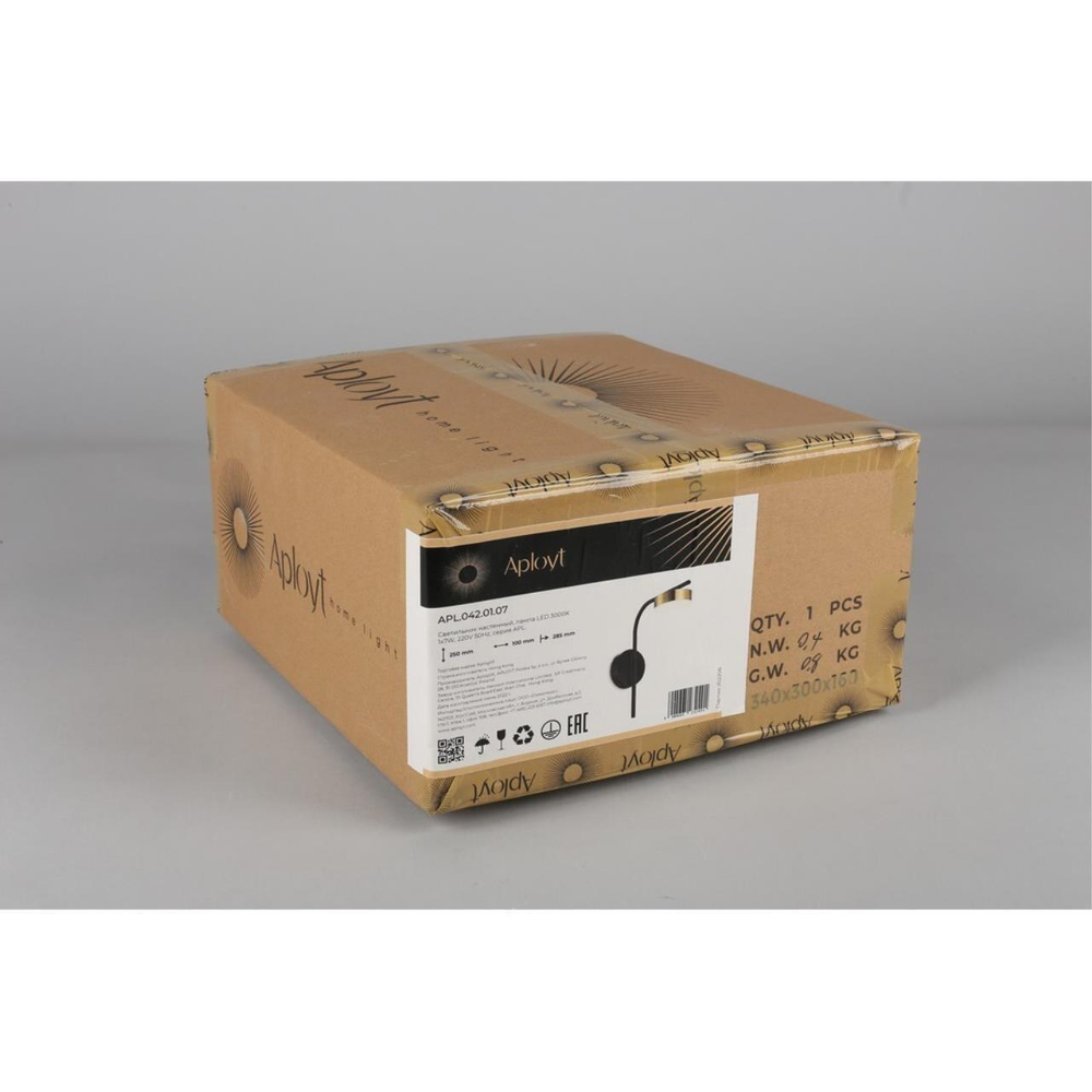 Настенный светодиодный светильник Aployt Delayn APL.042.01.07