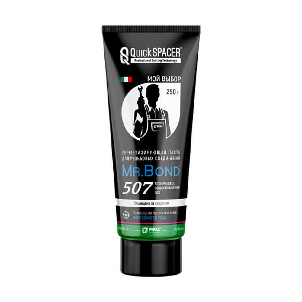 Паста герметезирующая для льна, туба, 250г  Mr.Bond 507 (вода, газ)  0309