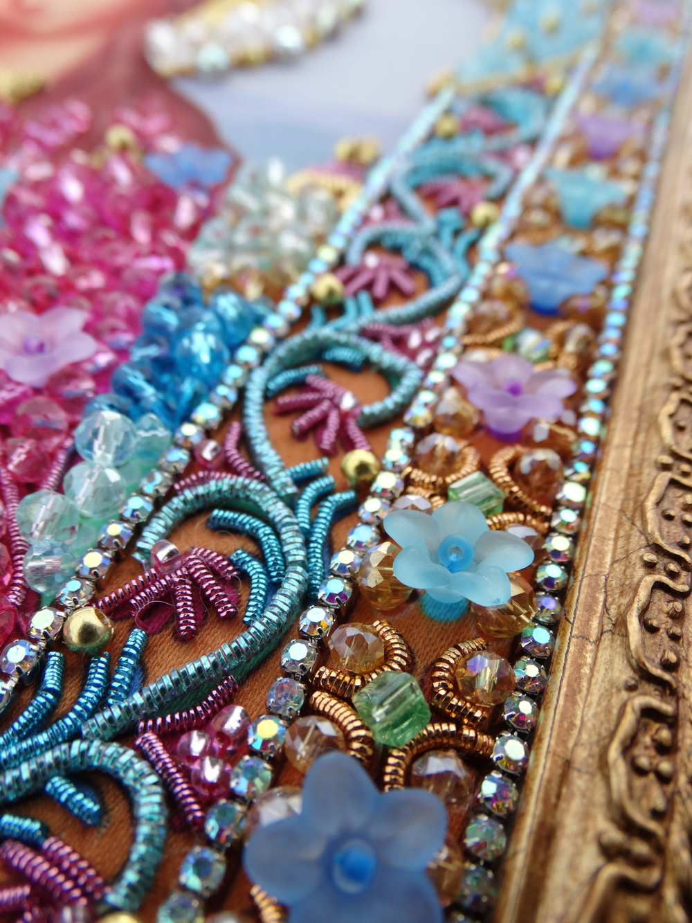 И-25а Набор для вышивания хрустальными камнями Богородица Помощница в родах (мал.)