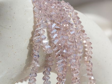 Нить бусин для украшений 4мм (ювелирное стекло)