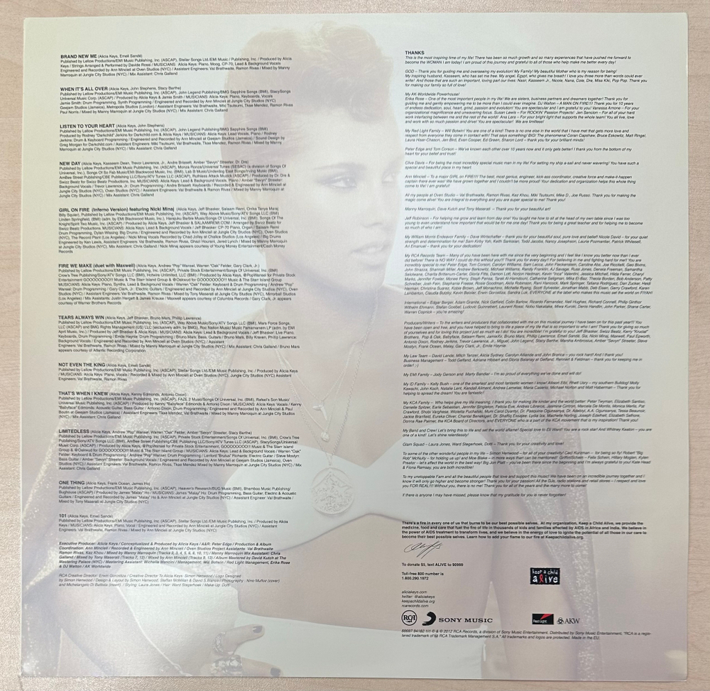 Alicia Keys- Girl On Fire 2LP (Европа 2012г.)