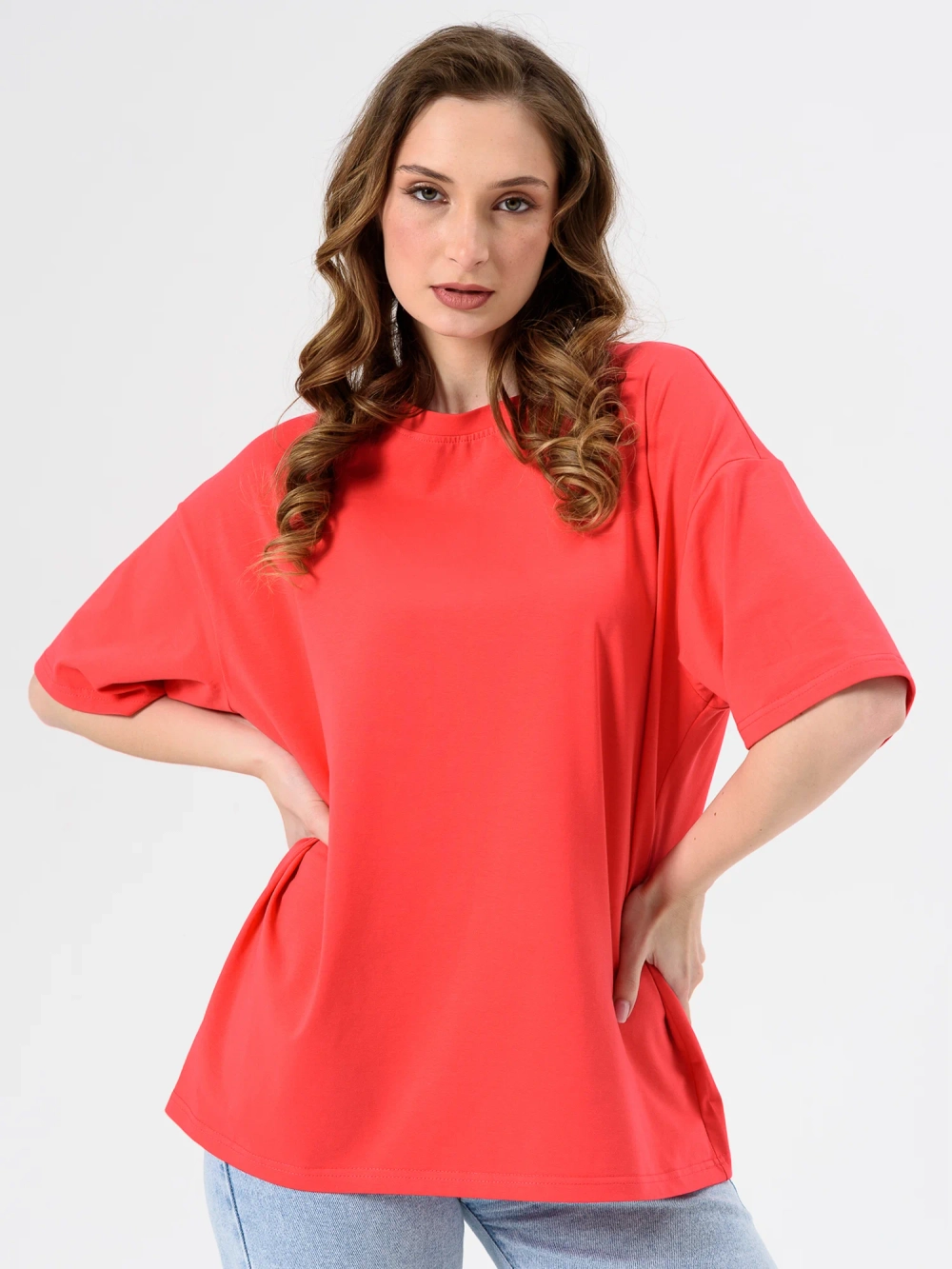 Футболка женская "Оверсайз"