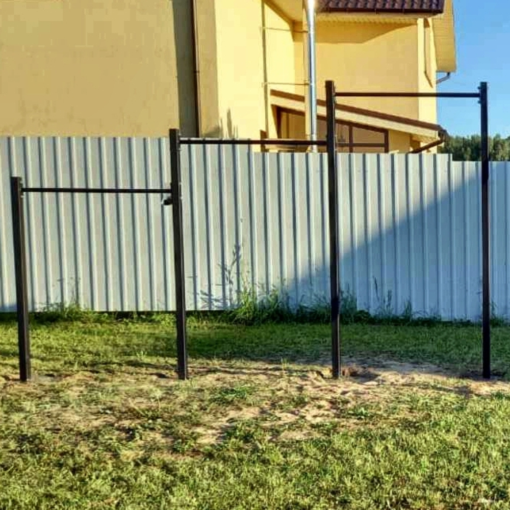 Монтаж уличных турников Sv Sport (4 вертикальных столба)