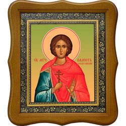 Валент Севастийский мученик. Икона на холсте.