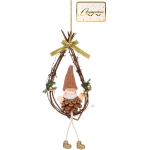 Украшение подвесное «Сказочные качели» 22 см (микс), Розовый