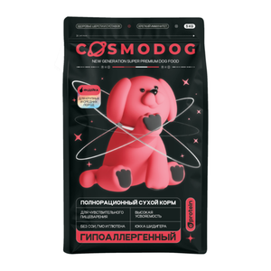 Уценка! Повр.упак. / Сухой корм Cosmodog для собак средних и крупных пород с индейкой