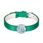 Браслет Fiore Luna на кожаном зеленом ремешке CB03790-5 S