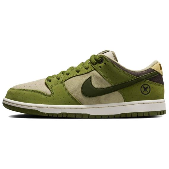 Кроссовки NIKE Dunk для скейтбординга Самые зеленые Белые Мужские