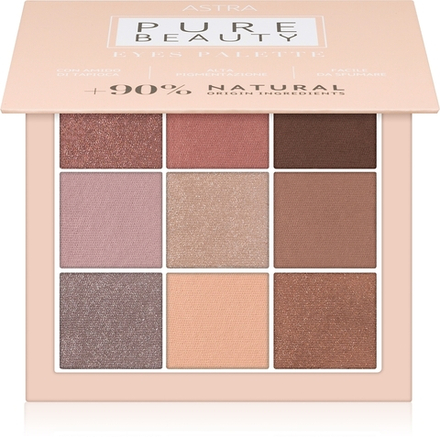 Astra Make-up Pure Beauty Eyes Palette - палитра теней для век, 15,5 g