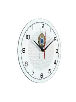 Настенные часы "Эмблема Пограничной службы 02 54" Декор для дома, подарок