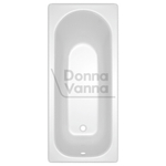 Ванна стальная 1,7*0,75*0,4 (ВИЗ) Donna Vanna форма Аула, цв.белый (ОР-81200)