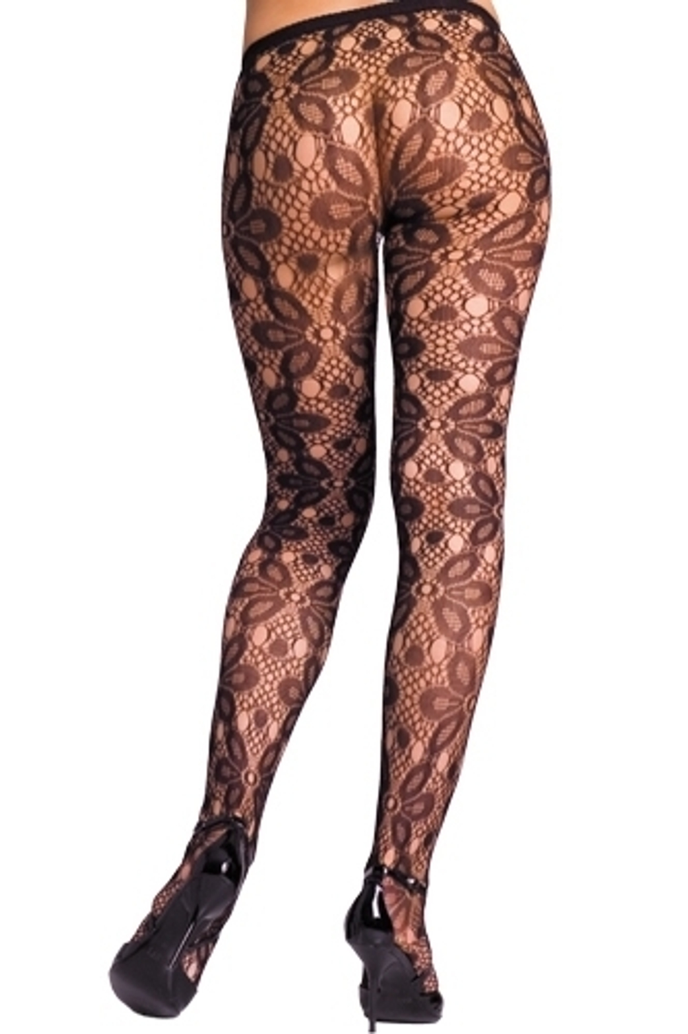 Колготки из цветочного кружева (Erolanta 923008)