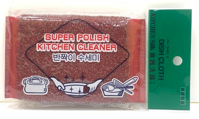 Губка с металл.нитью.DISH CLOTH