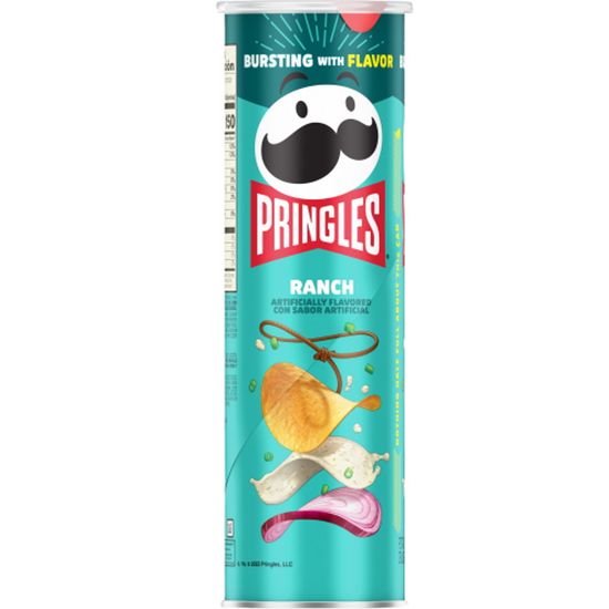 Чипсы Pringles Ranch со вкусом чесночного соуса 158 г (Германия)