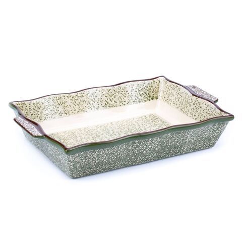 Форма для запекания керам, 25х39 см, прямоуг, Attribute, Verde, ABK103
