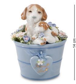 Pavone CMS-15/42 Муз. фигурка Пара собак «Любовь»