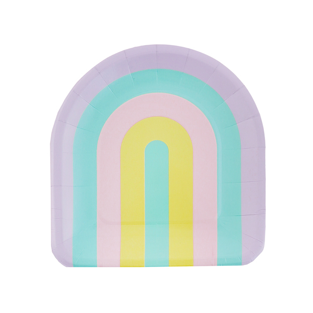 Тарелки формовые "Радуга" Макаронс