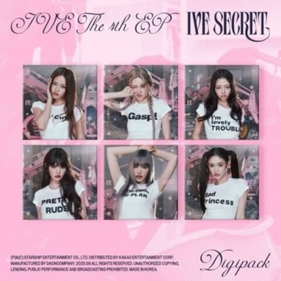 Альбом IVE - IVE SECRET 4th Mini Album DIGIPACK 6 Version SET