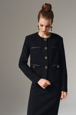 1898 Жакет женский (черный)