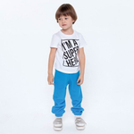 Брюки для мальчиков А.БФ-0417/1ф, голубой, р. 110 см 9228933